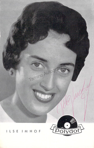Imhof, Ilse - Signed Photograph