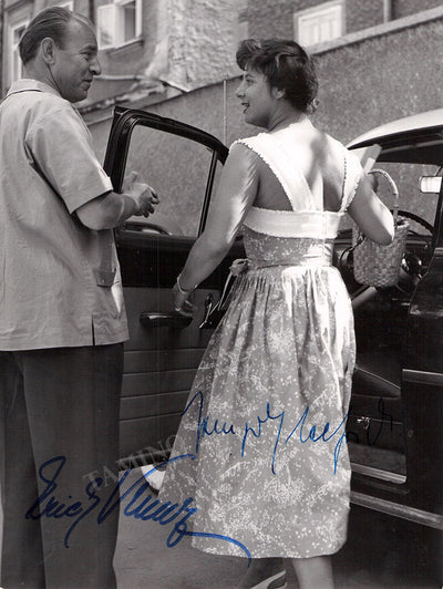 Seefried, Irmgard - Kunz, Eric - Double Signed Photograph 1954