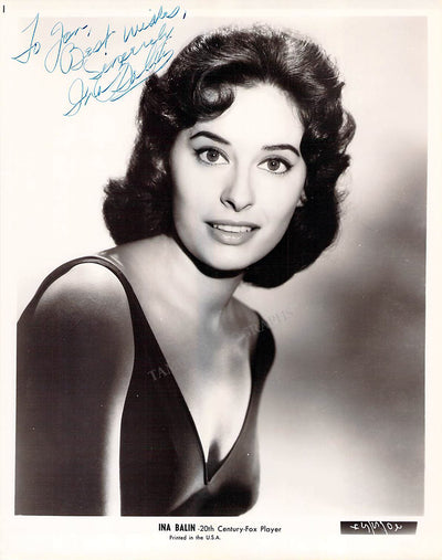 Balin, Ina - Signed Photograph