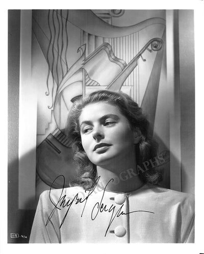 Bergman, Ingrid - Signed Photograph