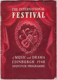 International Festival of Music and Drama Program - Edinburgh 1948