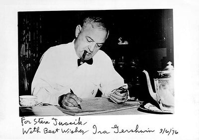 Gershwin, Ira - Signed Photograph 1976