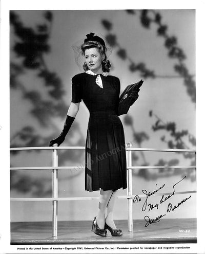 Dunne, Irene - Signed Photograph in "Unfinished Business"