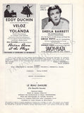 Baronova, Irina - Signed Program Metropolitan 1937
