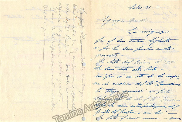 Adami-Corradetti, Iris - Autograph Letter Signed