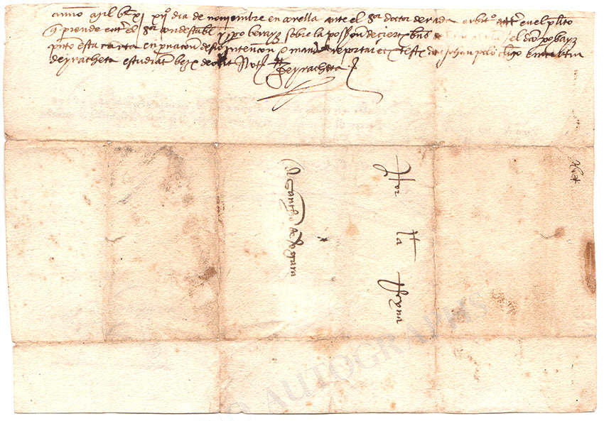 Isabella I of Castile - Letter Signed 1483