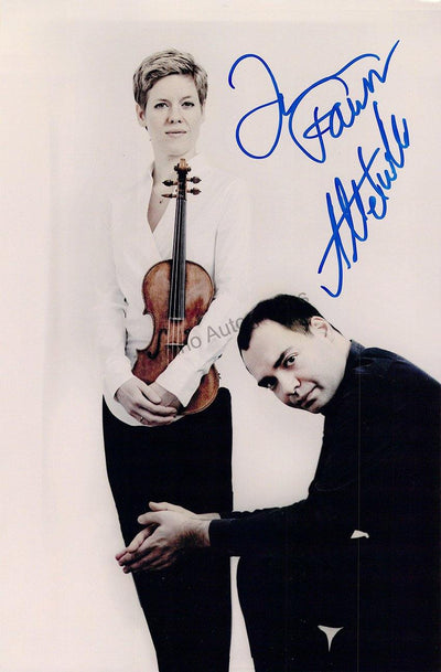 Faust, Isabelle - Melnikov, Alexander - Larger Size Photo Double Signed