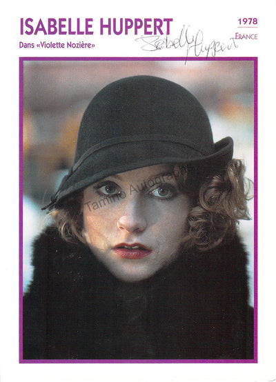 Huppert, Isabelle - Signed Photograph