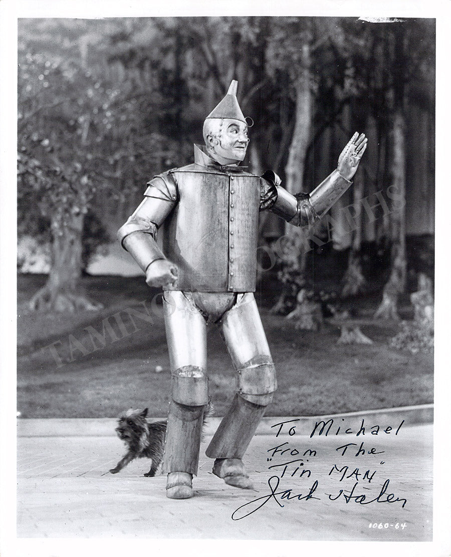 Haley, Jack - Signed Photograph in "Wizard of Oz"