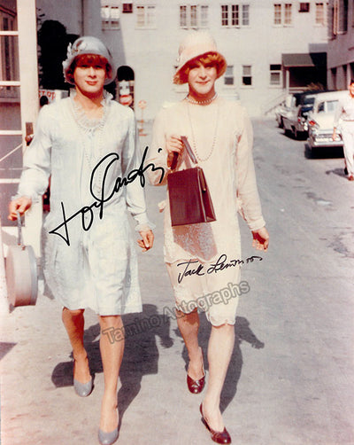 Lemmon, Jack - Curtis, Tony - Double Signed Photograph in "Some Like It Hot"
