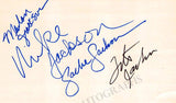 Jacksons Five - Signed Card by Four Members
