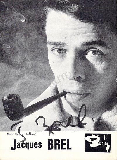 Brel, Jacques - Signed Photograph