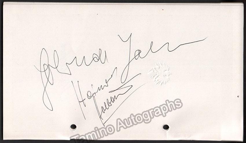 Vienna State Opera - Lot of 10 Signed Programs 1979-1981 - Tamino