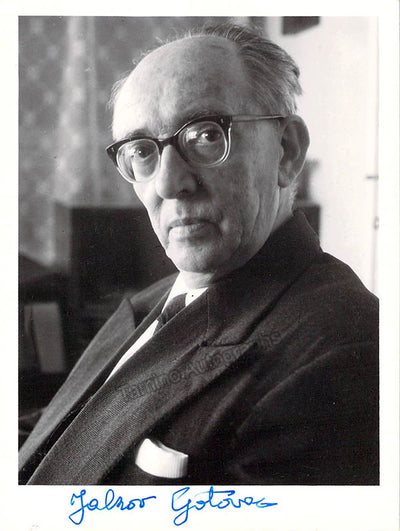 Gotovac, Jakov - Signed Photograph