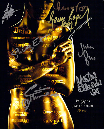 James Bond - 50th Anniversary Photograph Signed by 7