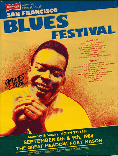 Cotton, James - Signed Poster