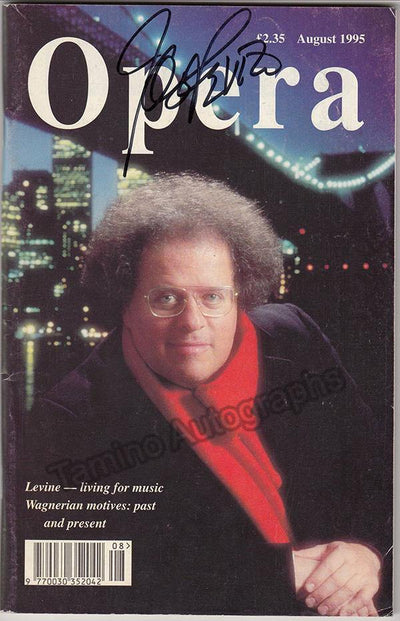 Levine, James - Opera Magazine Signed 1995