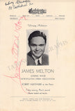 Opera Singers - Signed Program Covers 1943-1946