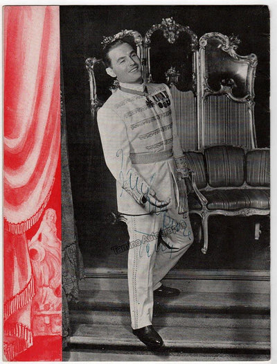 Kiepura, Jan - Spence, Wilma - Signed Brochure Die Lustige Witwe