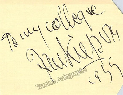 Kiepura, Jan - Signed Album Page 1955