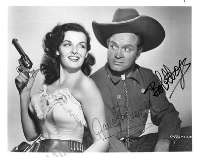 Hope, Bob - Russell, Jane - Double Signed Photograph