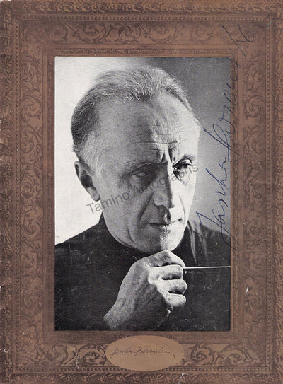 Horenstein, Jascha - Signed Program London 1957