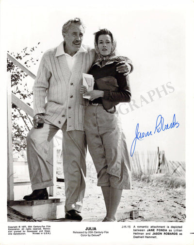 Robards, Jason - Signed Photograph in "Julia"