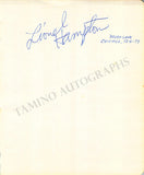 Jazz Musicians - Collection of 33 Signed Album Pages