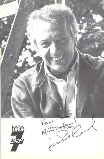 Cassel, Jean-Pierre - Signed Photograph