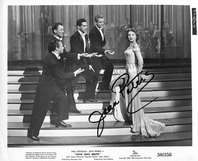 Peters, Jean - Signed Photograph in "Love that Brute"