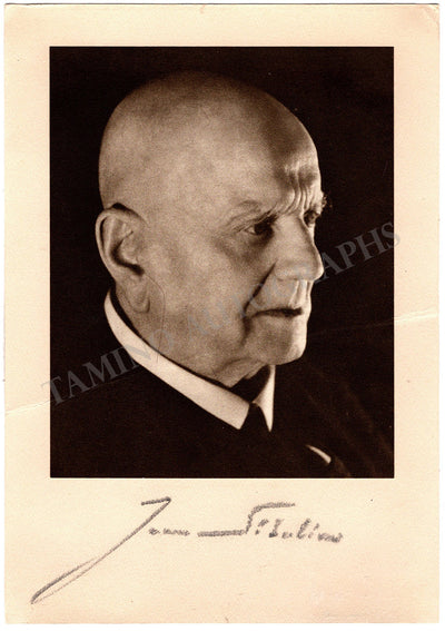 Sibelius, Jean - Signed Photo