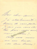 Granier, Jeanne - Autograph Note Signed