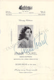Opera Singers - Signed Program Covers 1943-1946