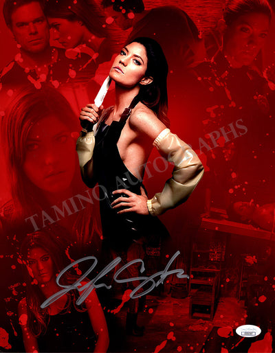 Carpenter, Jennifer - Larger Size Signed Photograph in "Dexter"