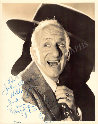 Durante, Jimmy - Signed Photograph 1949