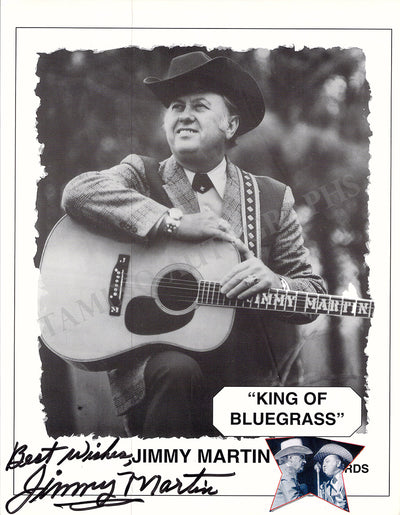 Martin, Jimmy - Signed Photograph
