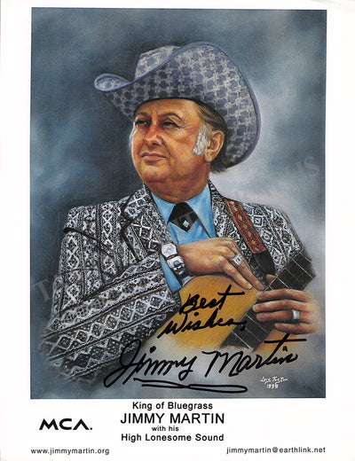 Martin, Jimmy - Signed Photograph