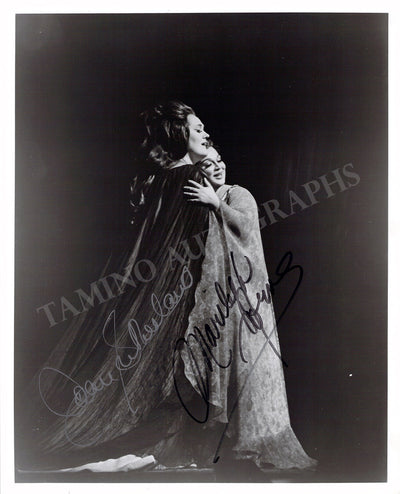 Sutherland, Joan - Horne, Marilyn - Double Signed Photograph in Norma
