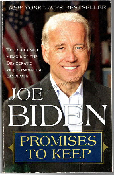 Biden, Joe - Signed Book "Promises to Keep"