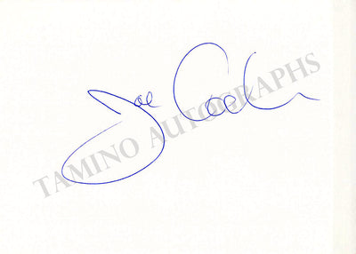 Cocker, Joe - Signed Postcard