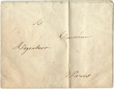 Strauss, Isaac - Autograph Letter to Meyerbeer Signed 1849