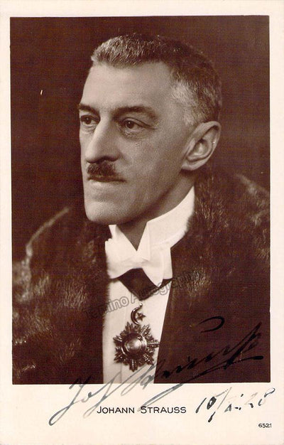 Strauss, Johann (III) - Signed Photograph 1928