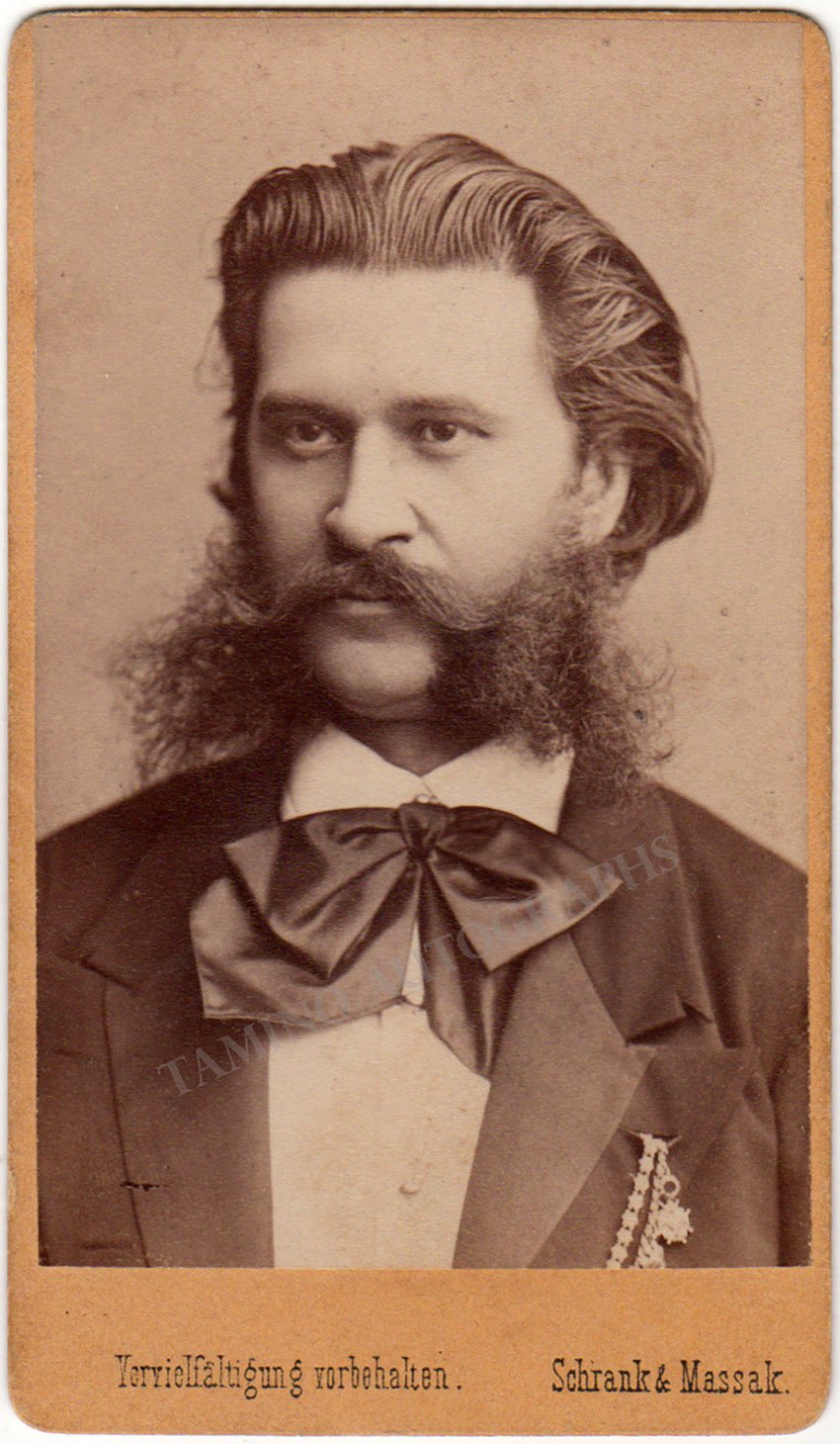 Strauss, Johann - Signed Photo - Tamino