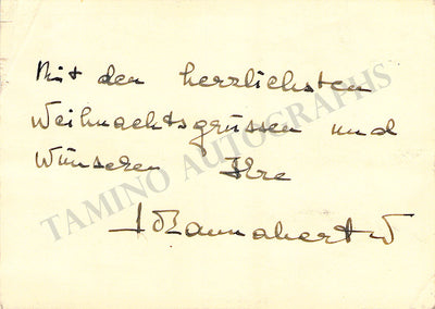 Martzy, Johanna - Signed Card