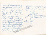 Jachmann-Wagner, Johanna - Autograph Letter Signed