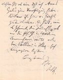 Brahms, Johannes - Autograph Letter Signed 1887