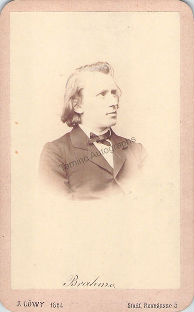 Brahms, Johannes - Vintage CDV