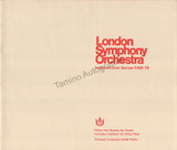 Barbirolli, John - Signed Program London 1969