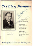 Thomas, John Charles - Signed Program New York 1935