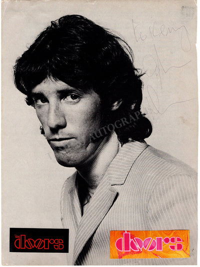 Densmore, John - Signed Page